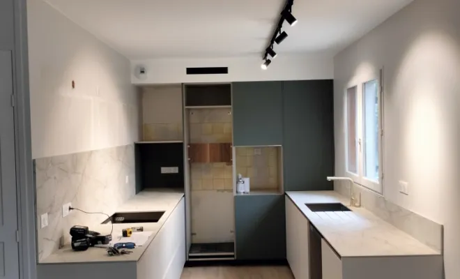 Pose de cuisine sur mesure à Vourey, Saint-Quentin-sur-Isère, SBMA Menuiserie Agencement