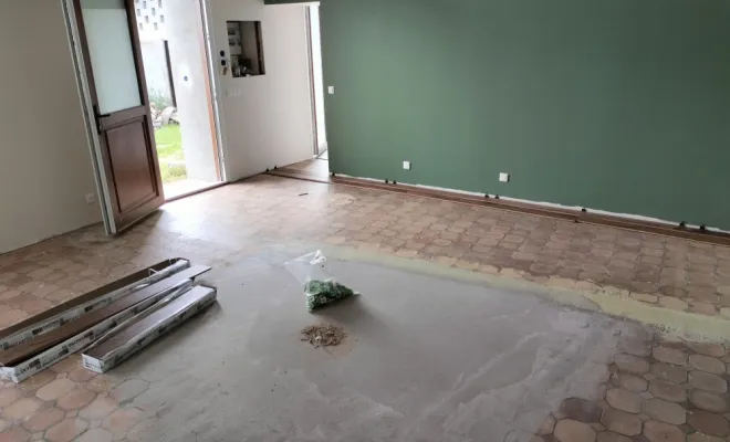 Pose de parquet massif , Saint-Quentin-sur-Isère, SBMA Menuiserie Agencement