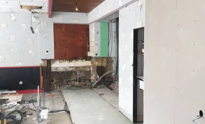 Rénovation de restaurant, Saint-Quentin-sur-Isère, SBMA Menuiserie Agencement