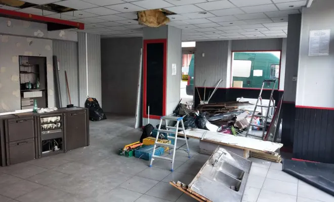Rénovation de restaurant, Saint-Quentin-sur-Isère, SBMA Menuiserie Agencement
