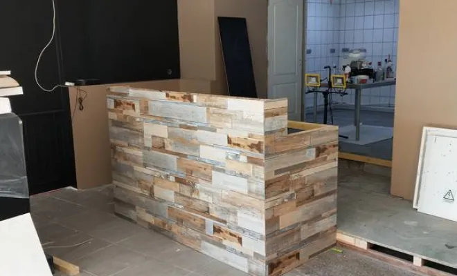 Rénovation de restaurant, Saint-Quentin-sur-Isère, SBMA Menuiserie Agencement